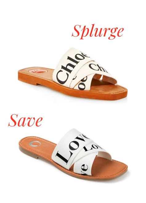 chloe slide sandals dupe|chloe dupe sandals women.